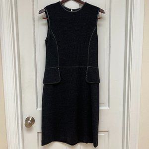 Tory Burch size medium dress with leather trim